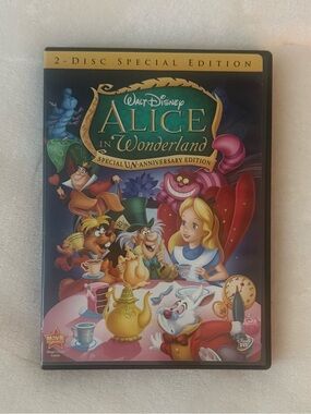 Alice in Wonderland Special Un-Anniversary Edition DVD 2 Disc Disney G Family